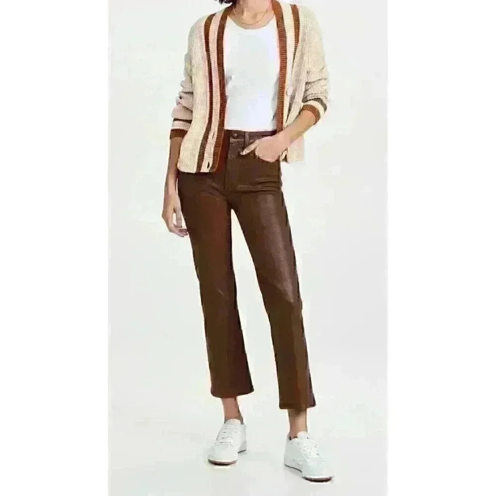 NEW! Joe's Jeans Women's 23 The Callie Coated High Rise Bootcut Jeans NWT $198 - Picture 4 of 5